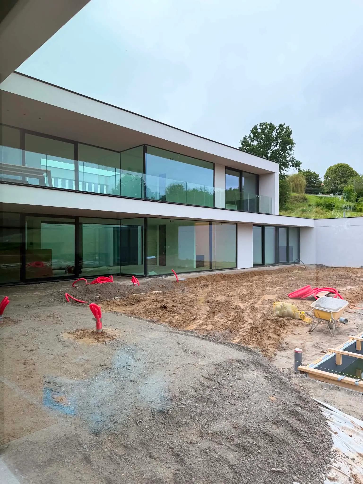 Réalisation Makclean — Nettoyage de fin de chantier d’une villa moderne