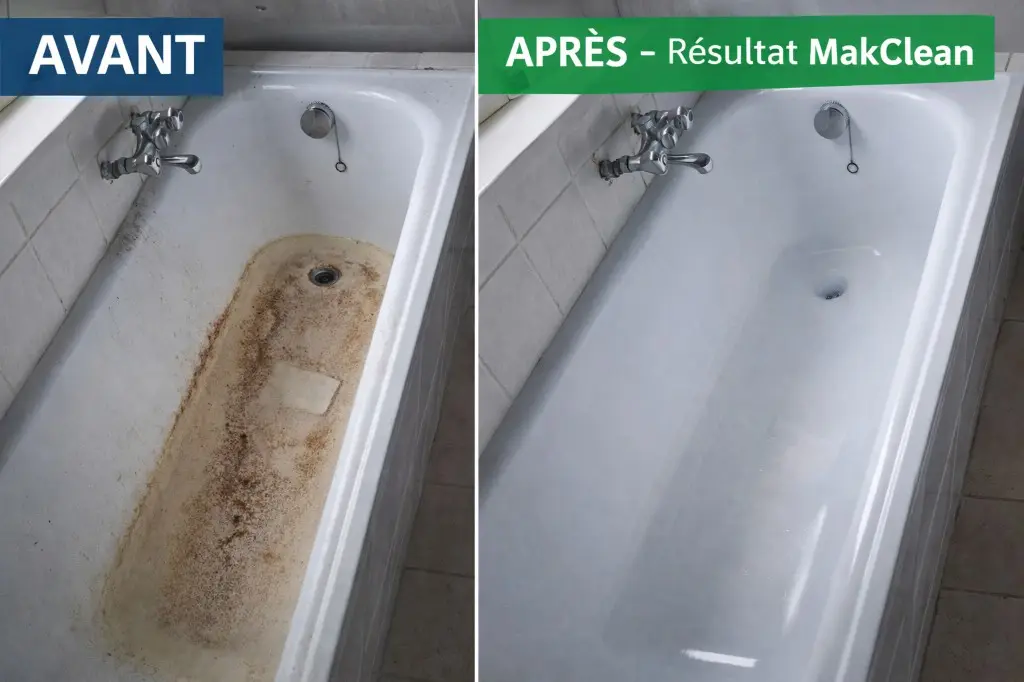 Réalisation Makclean — Baignoire