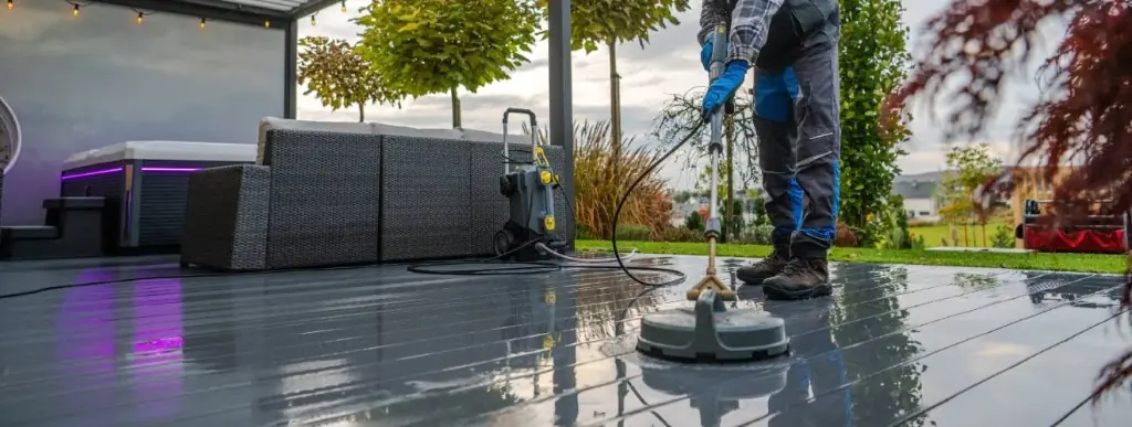 Service de nettoyage : Nettoyage de terrasse